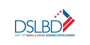 A logo for the department of small and local business development.